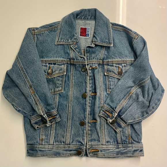 Boys denim Jean Jacket with Tonka Embroidery Size 4/6 - Picture 2 of 5